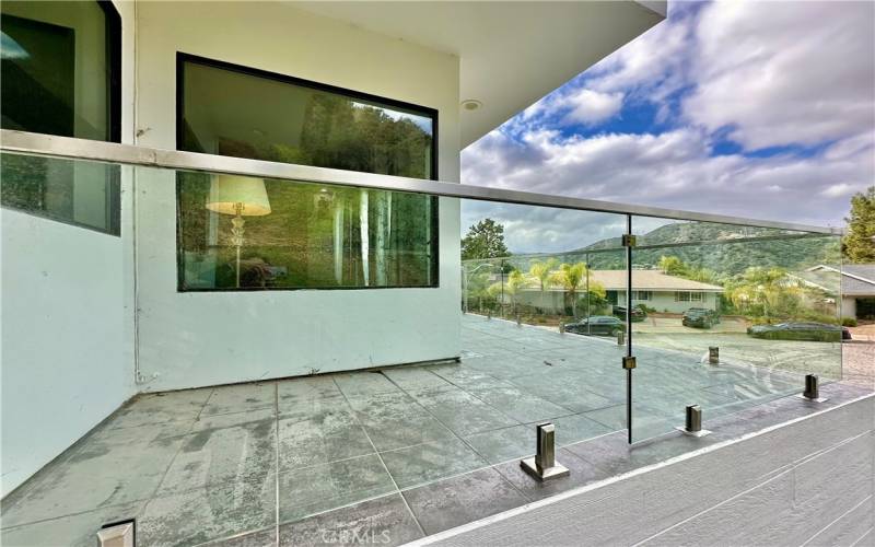 Primary Bedroom Private Glass Balcony