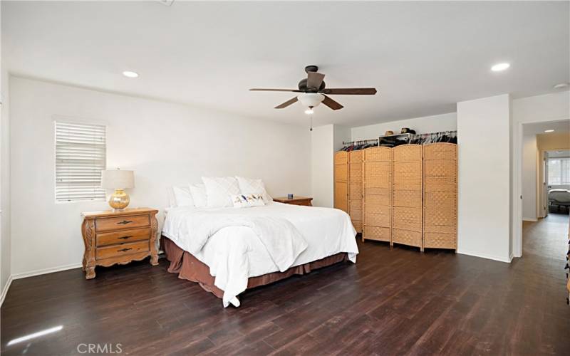 Huge Primary Bedroom with a Walk-in Closet