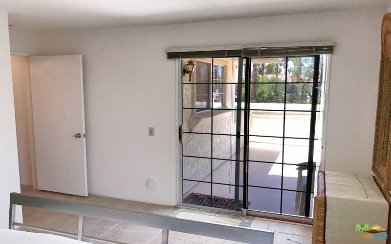 Guest Bedroom entry to back Balcony