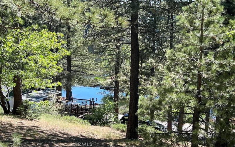 View of lake from front deck.