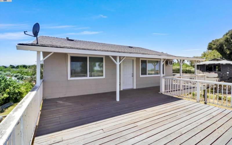 Deck leads to the Levee & 6 Boat Docks