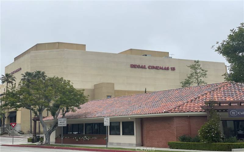 Regal Cinemas and Shopping Mall Across the Street