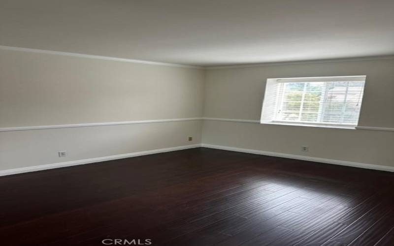 Bedroom #1 with chair rail molding