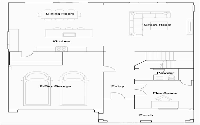 Residence 3 - Level 1 Floorplan