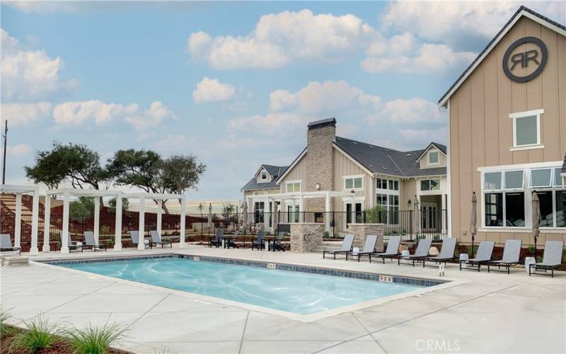 Pool area at the clubhouse