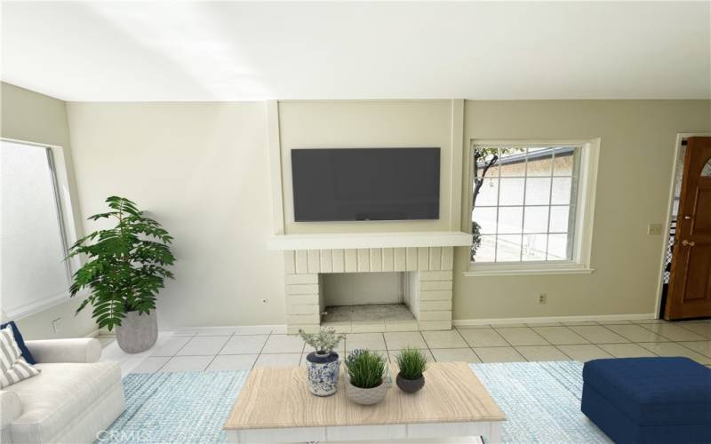 Virtually Stage Living Room
