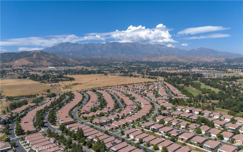 Aerial view of community.