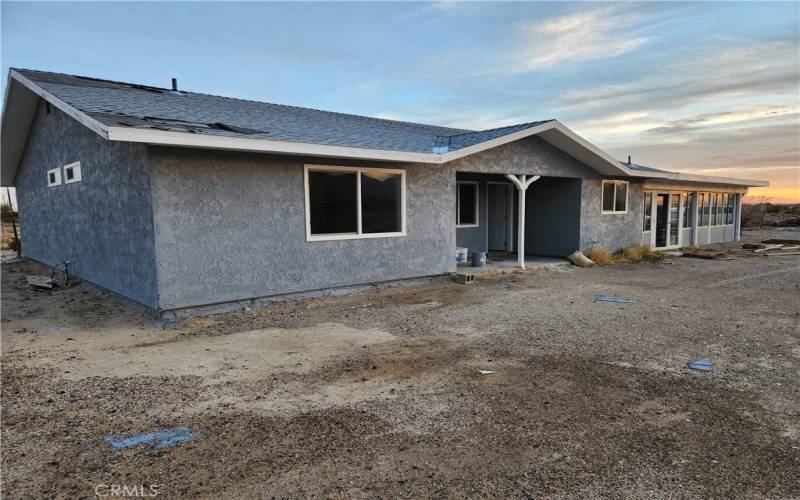 Loose roof shingles will be taken care of.