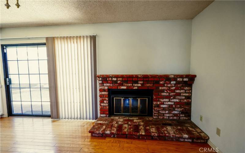 Fireplace in Dining room