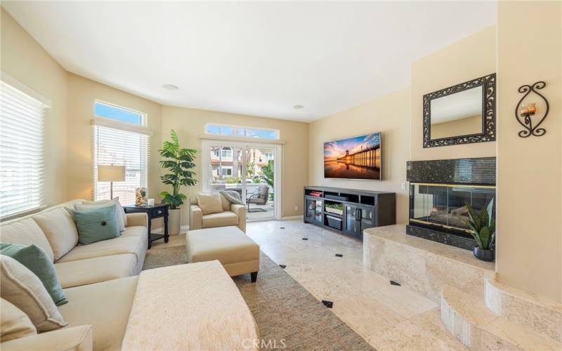 Living Room with Fireplace