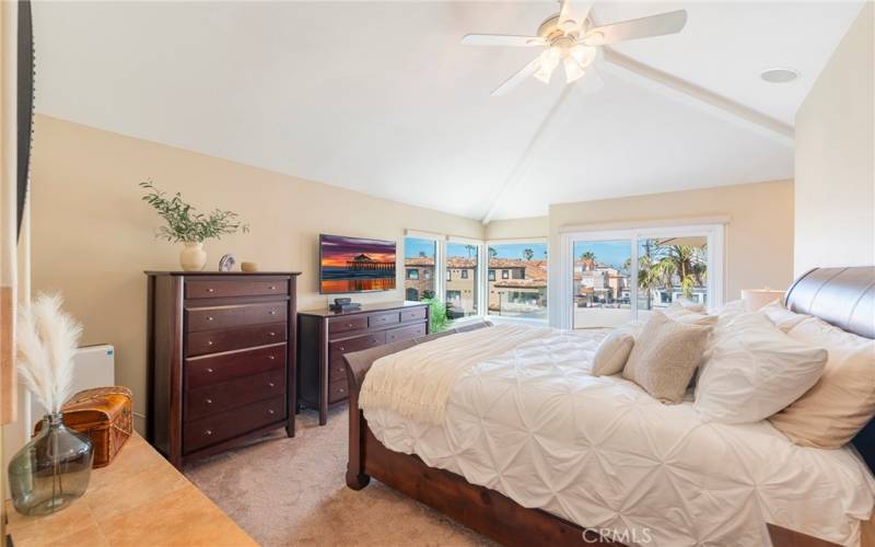 Third Floor Primary Bedroom with Ocean Views