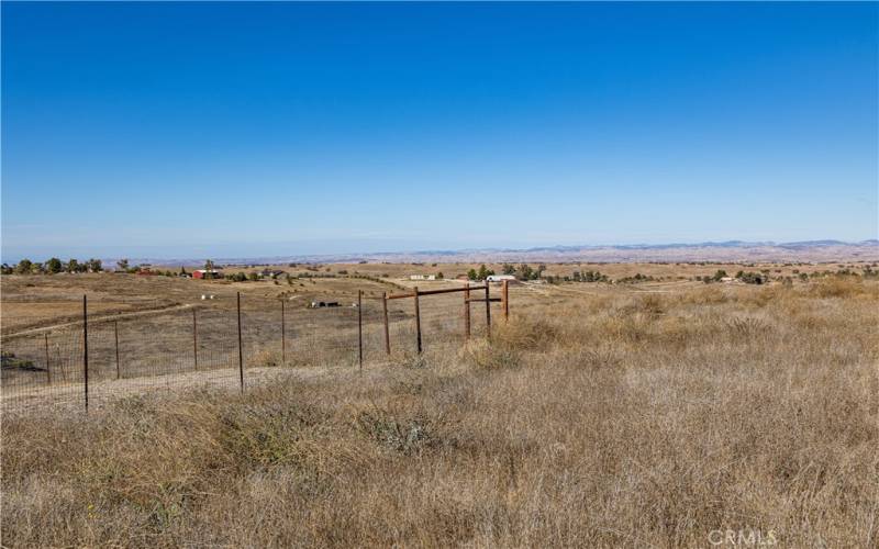 View Looking North from NW Corner of Property