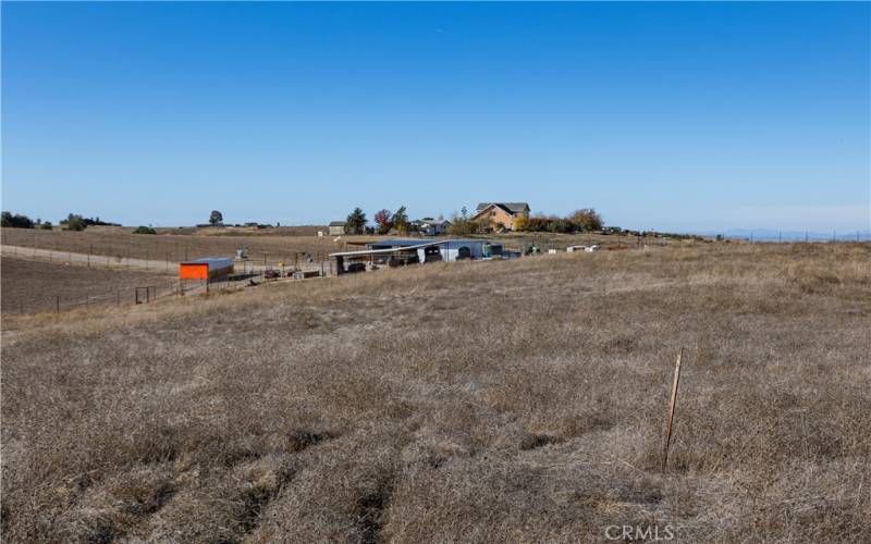 View Looking West from NE Corner of Property