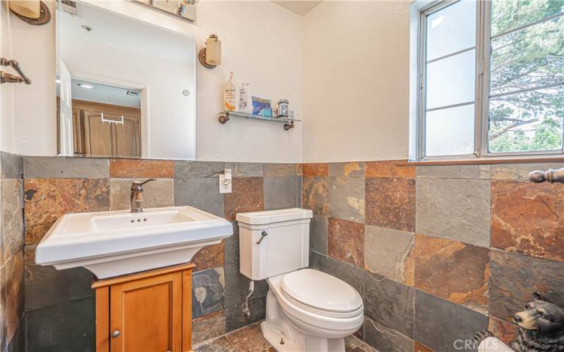 Bathroom off Laundry & Garage