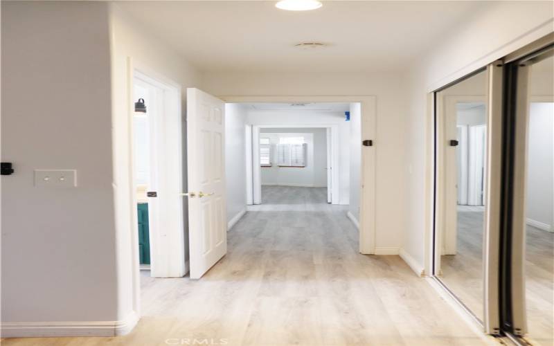 Hallway facing towards 2nd Bedroom