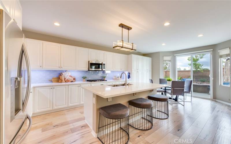 Remodeled Kitchen with Center Island