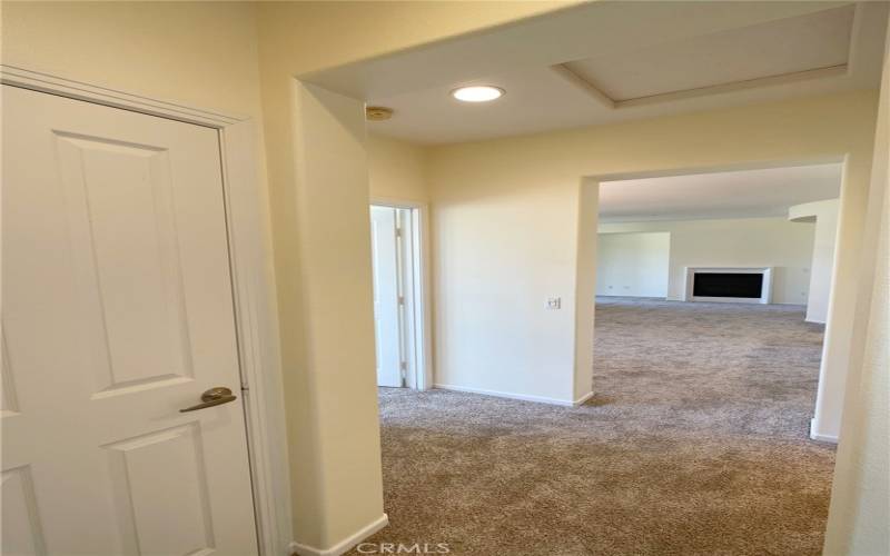 Hall area by additional two bedrooms