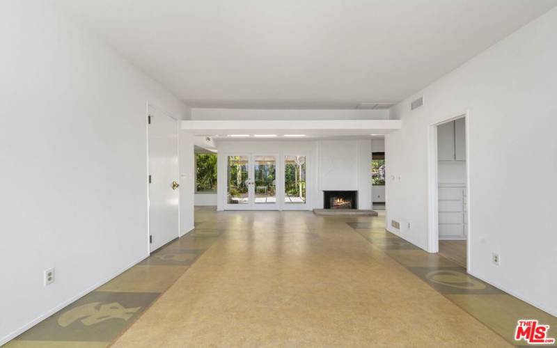 Living Room with Fireplace