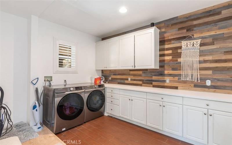 Laundry room with tons of storage