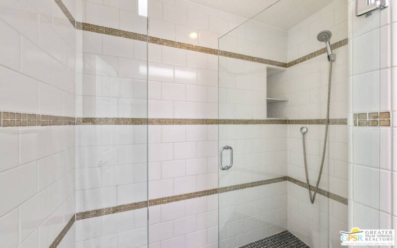 Spacious and Updated Walk-In Shower