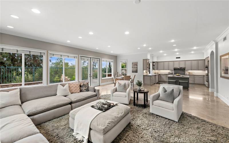 The open concept floorplan makes gathering family and friends so easy and fun!
