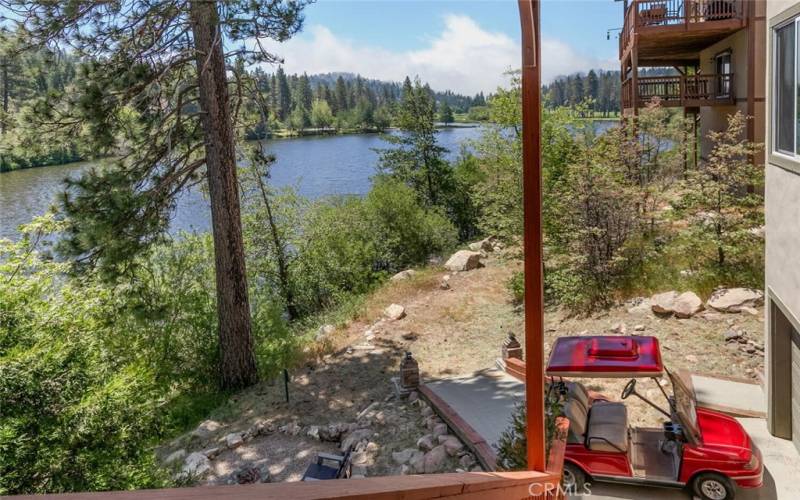 Overlooking Lake and Path to Golf Course