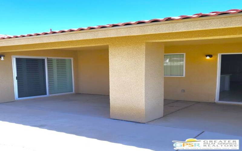 Rear Patio Has Master Bedroom And Main Great Room Access