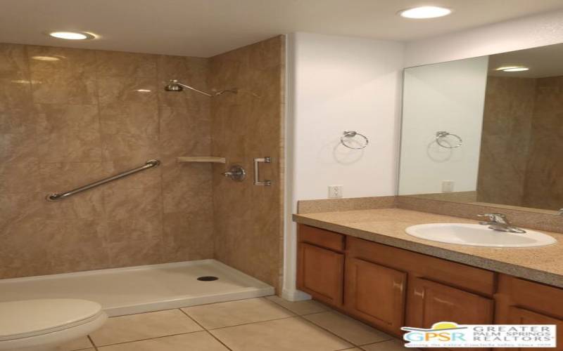 Beautiful Step-in Shower In The Second Bath