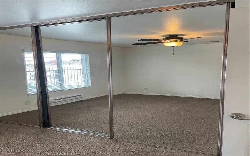 Floor to ceiling closet space