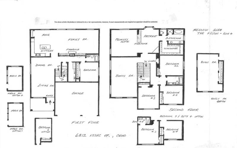 Floorplan and options from Builder