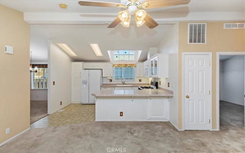 View of Kitchen from Family Room