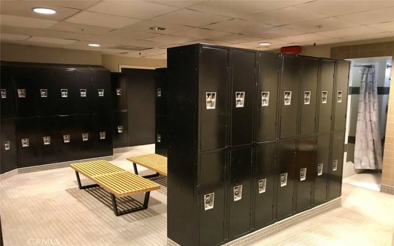 Locker room