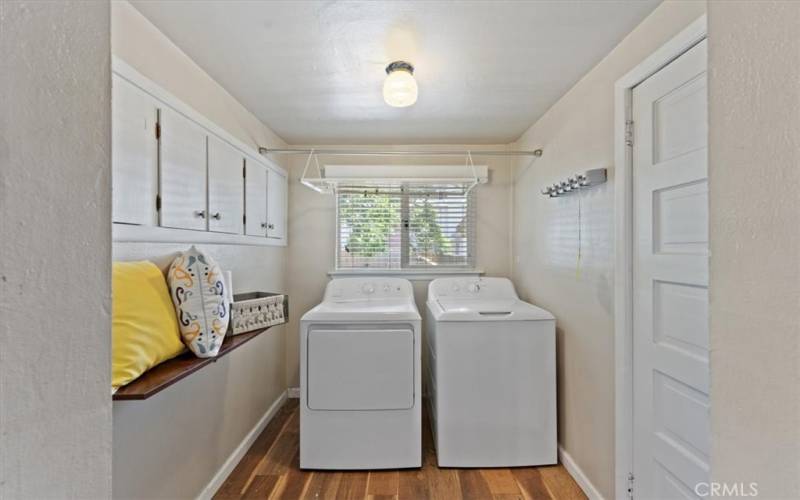 laundry off of kitchen and back entry door