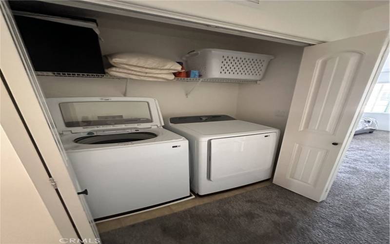 laundry -upstairs