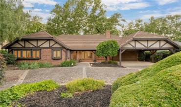 Front of 1658 Park Vista Tudor Style Home