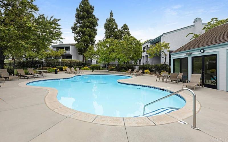 Pristine Community Pool/ Spa right outside your do