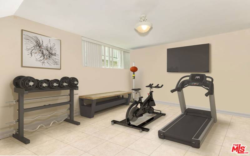 Bonus ROOM -great for gym or office