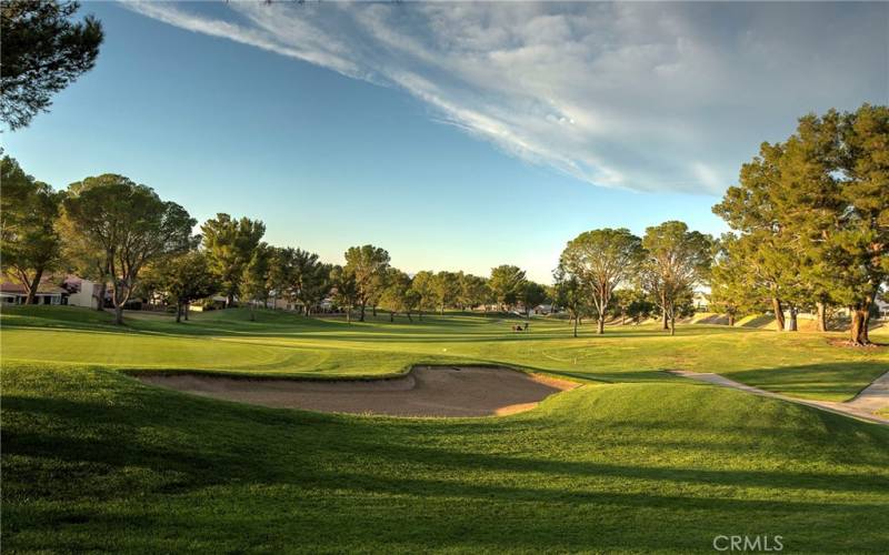 Sand traps on North Course