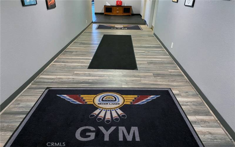 Enter the Gym area