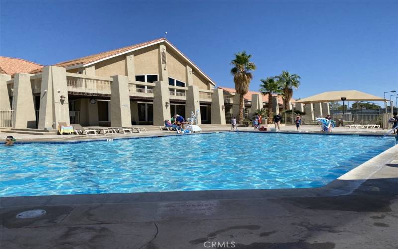 Water aerobics, water volley ball, leisure swimming or just catching some rays.  All at the Clubhouse.