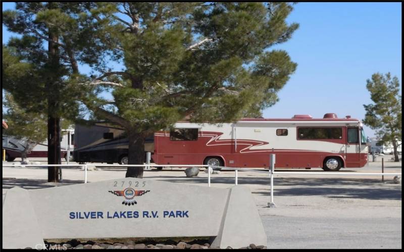 RV park with hook ups.