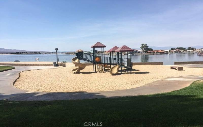 One of our Beaches, and Playgrounds.  TWO Lakes, TWO Beaches