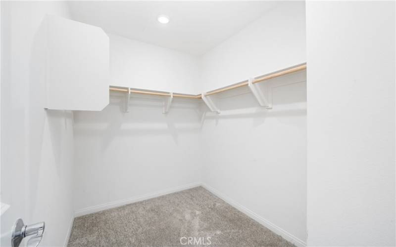 Owner suite walk in closet