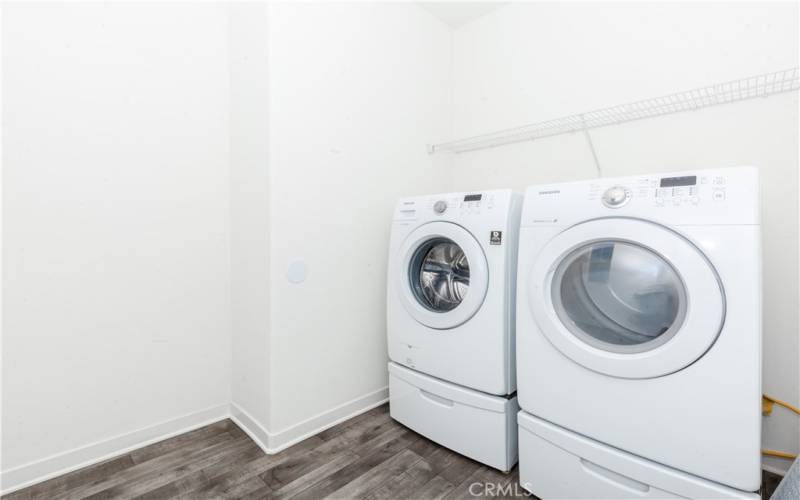 Laundry room comes with washer and dryer!