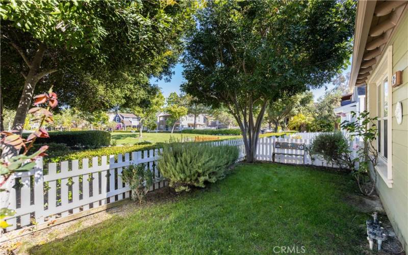 Home is located on the largest greenbelt in Surrey Farm. It is situated on a corner lot and is surrounded by mature shade trees for added privacy
