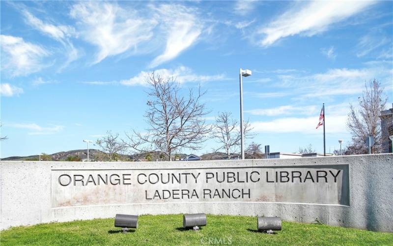 Public library within the bedroom community of Ladera Ranch. The library is located at Ladera Elementary and Middle Schools