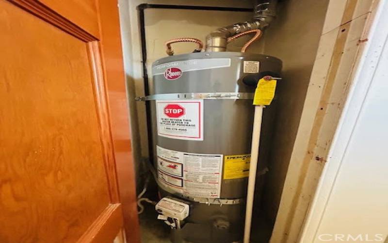 Water heater located in Laundry Room.