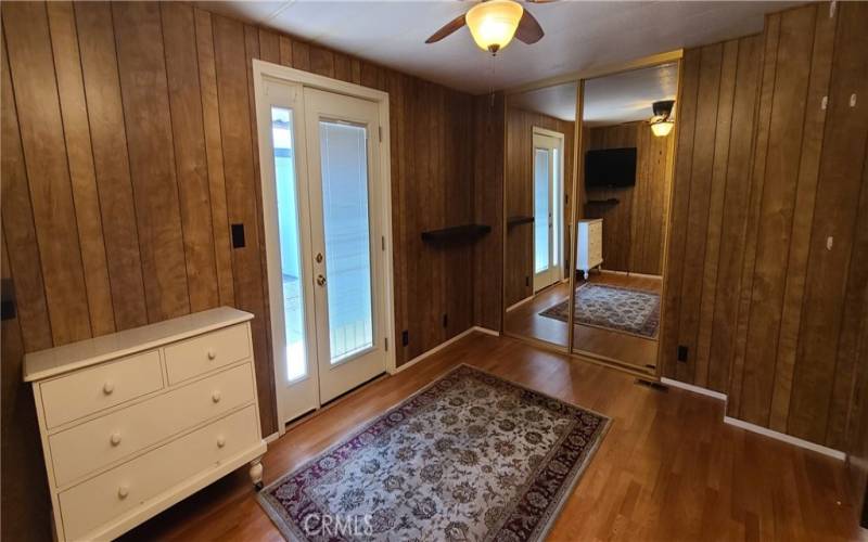 Second Bedroom with Large Mirrored Closet