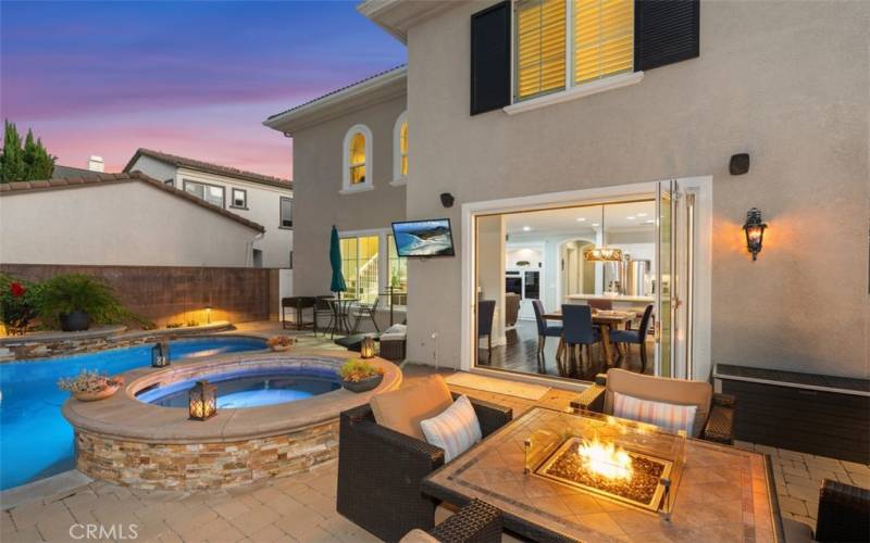 California door opens up the home for perfect outdoor/indoor living
