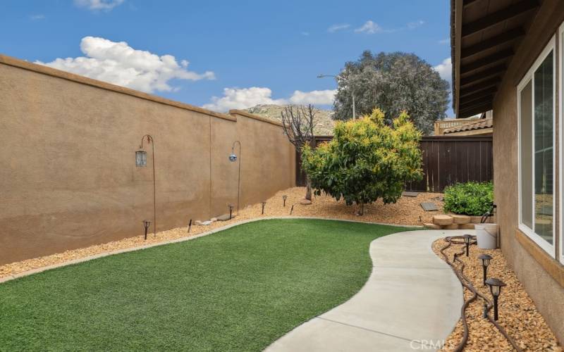 Hardscape and artificial turf